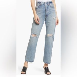 Agolde 90’s Distressed Straight Leg